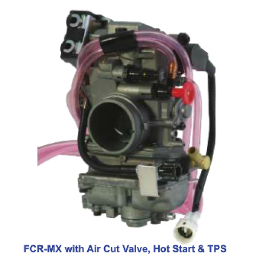 Keihin FCR-MX 37mm Carburetor / with Choke, Air Cut Valve, Hot ...